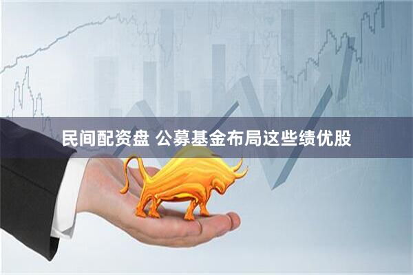 民间配资盘 公募基金布局这些绩优股